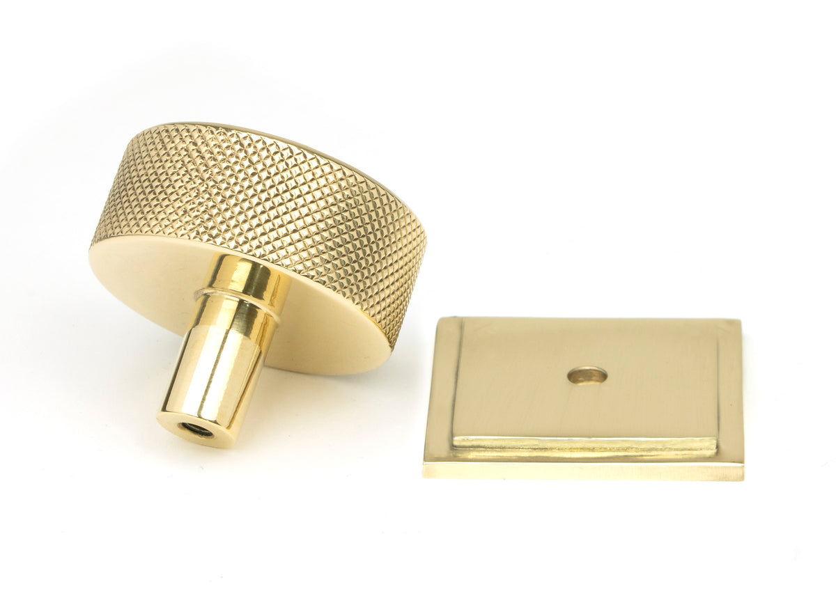 BROMPTON CABINET KNOB SQUARE 38x32 PBR - 46848 by MARCHES (ANVIL) ARCHITECTURAL HARDWARE