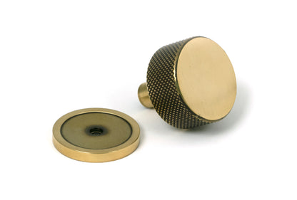 BROMPTON CABINET KNOB PLAIN 32x32 AGBR - 46854 by MARCHES (ANVIL) ARCHITECTURAL HARDWARE