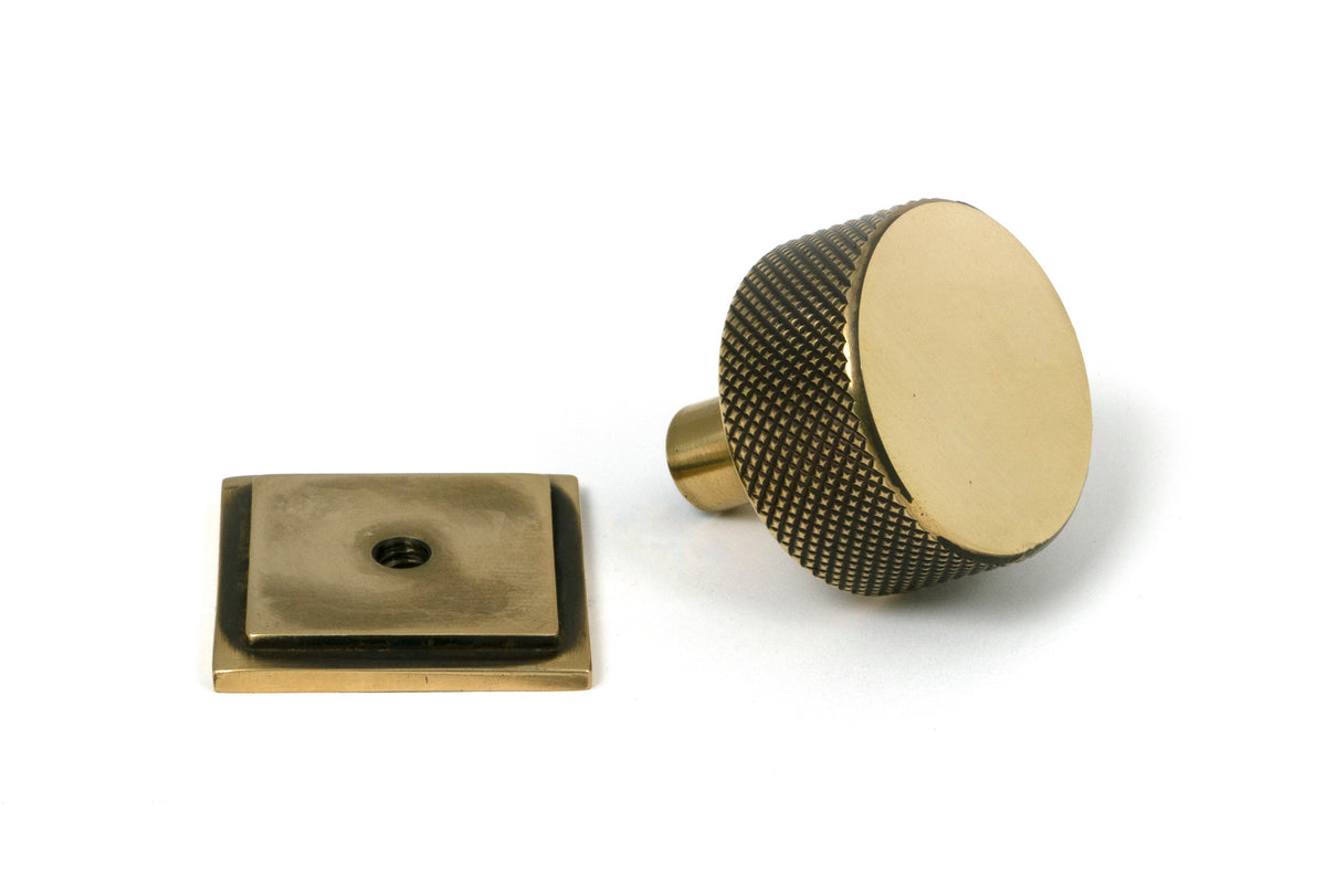 BROMPTON CABINET KNOB SQUARE 32x32 AGBR - 46857 by MARCHES (ANVIL) ARCHITECTURAL HARDWARE