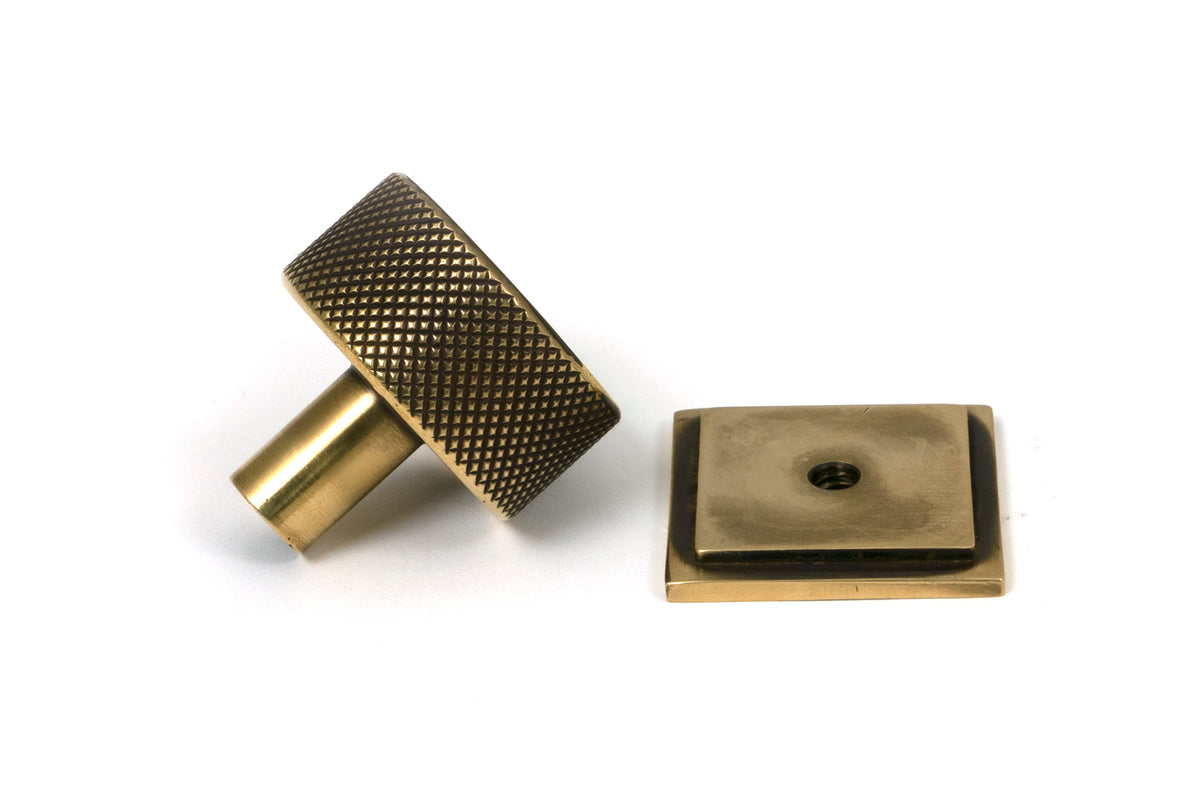 BROMPTON CABINET KNOB SQUARE 32x32 AGBR - 46857 by MARCHES (ANVIL) ARCHITECTURAL HARDWARE