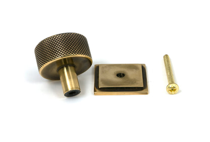 BROMPTON CABINET KNOB SQUARE 32x32 AGBR - 46857 by MARCHES (ANVIL) ARCHITECTURAL HARDWARE