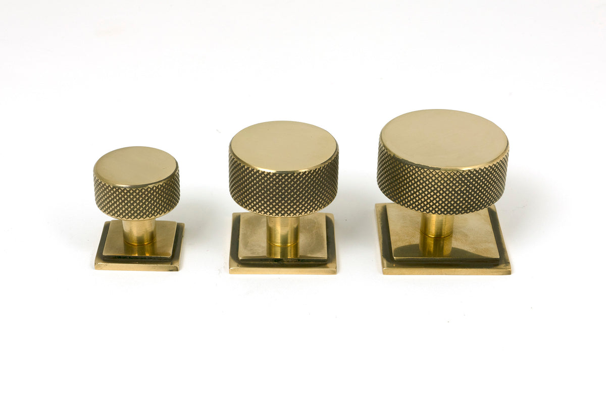 BROMPTON CABINET KNOB SQUARE 32x32 AGBR - 46857 by MARCHES (ANVIL) ARCHITECTURAL HARDWARE