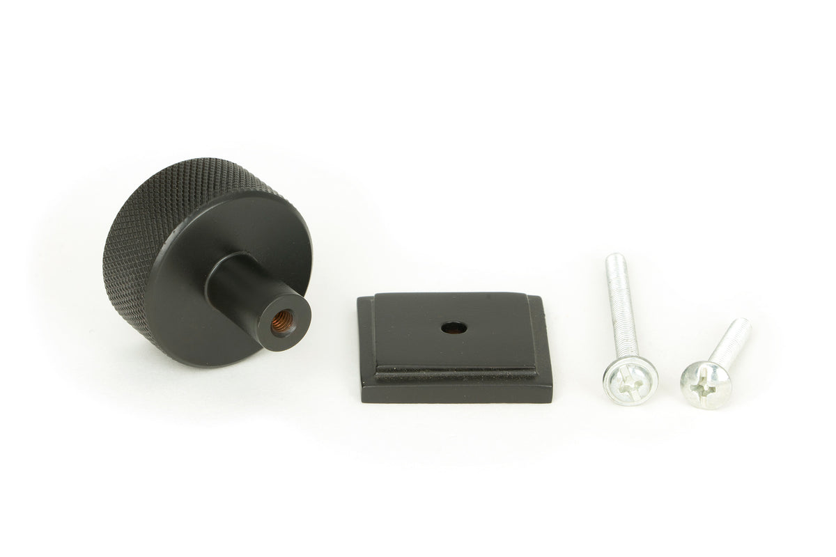 BROMPTON CABINET KNOB SQUARE 32x32 AGBZ - 46869 by MARCHES (ANVIL) ARCHITECTURAL HARDWARE