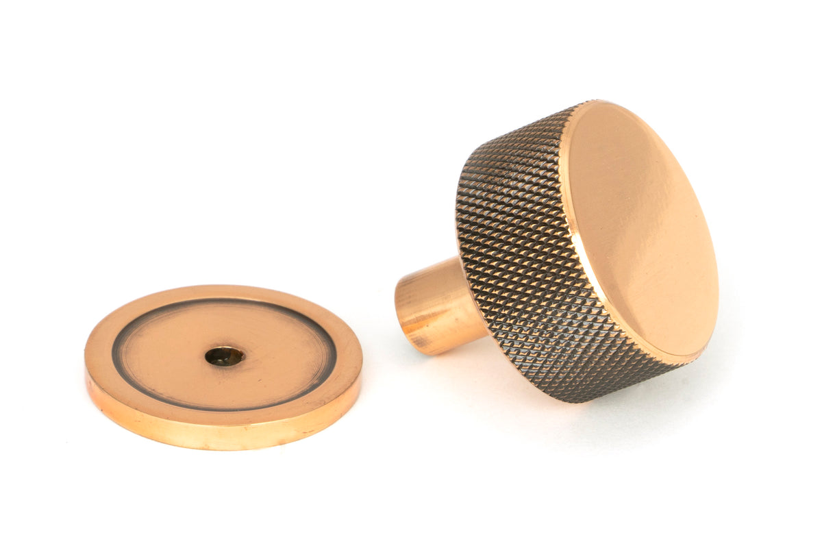 BROMPTON CABINET KNOB PLAIN 32x32 PBZ - 46870 by MARCHES (ANVIL) ARCHITECTURAL HARDWARE