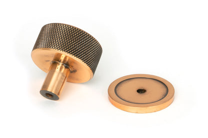 BROMPTON CABINET KNOB PLAIN 32x32 PBZ - 46870 by MARCHES (ANVIL) ARCHITECTURAL HARDWARE