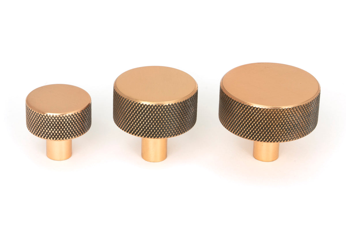 BROMPTON CABINET KNOB NOROSE 32x32 PBZ - 46871 by MARCHES (ANVIL) ARCHITECTURAL HARDWARE
