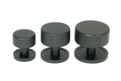 BROMPTON CABINET KNOB PLAIN 32x32 MBK - 46878 by MARCHES (ANVIL) ARCHITECTURAL HARDWARE
