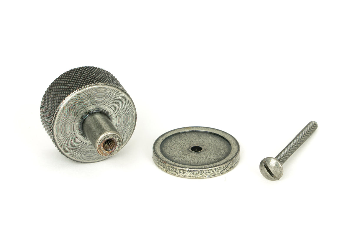 BROMPTON CABINET KNOB PLAIN 32x32 PEW - 46882 by MARCHES (ANVIL) ARCHITECTURAL HARDWARE