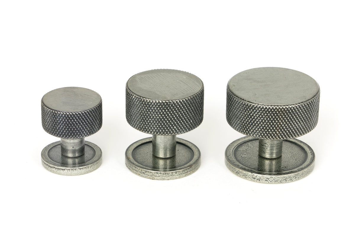 BROMPTON CABINET KNOB PLAIN 32x32 PEW - 46882 by MARCHES (ANVIL) ARCHITECTURAL HARDWARE