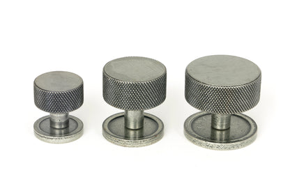 BROMPTON CABINET KNOB PLAIN 32x32 PEW - 46882 by MARCHES (ANVIL) ARCHITECTURAL HARDWARE