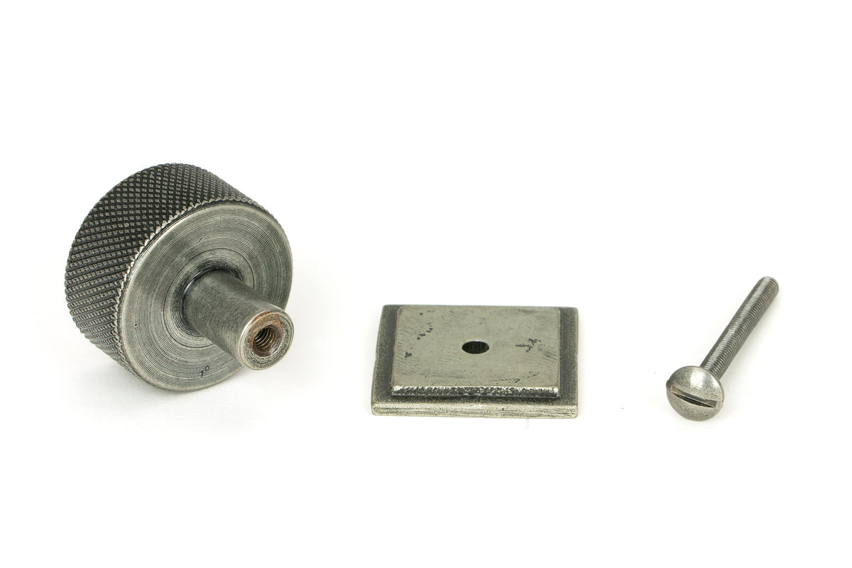 BROMPTON CABINET KNOB SQUARE 32x32 PEW - 46885 by MARCHES (ANVIL) ARCHITECTURAL HARDWARE