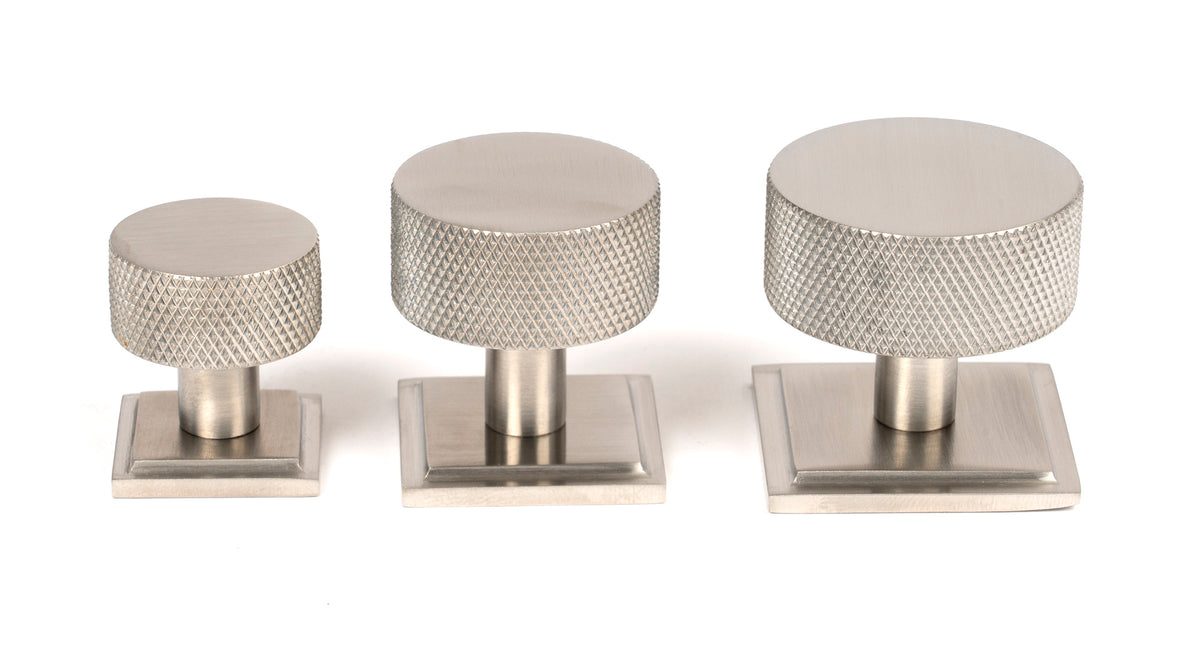 BROMPTON CABINET KNOB SQUARE 32x32 SMA - 46893 by MARCHES (ANVIL) ARCHITECTURAL HARDWARE