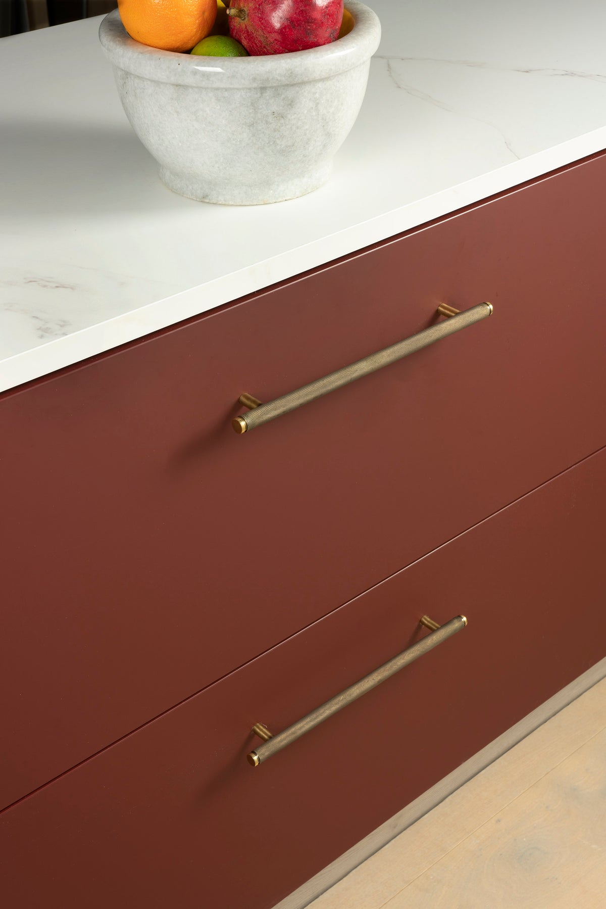 FULL BROMPTON PULL HANDLE 224HC 14x284x35 AGBR - 46896 by MARCHES (ANVIL) ARCHITECTURAL HARDWARE