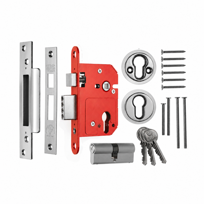 ERA Euro Profile Sashlock 64mm Satin | DF264-51