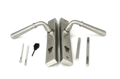NEWBURY SLIMLINE LEVER ESPAGNOLETTE LOCK 124x244x70 SMA - 47073 by MARCHES (ANVIL) ARCHITECTURAL HARDWARE