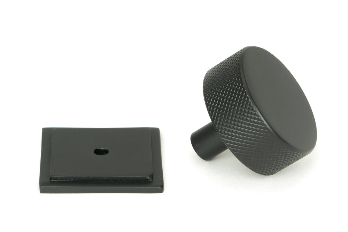 BROMPTON CABINET KNOB SQUARE 38x32 MBK - 47087 by MARCHES (ANVIL) ARCHITECTURAL HARDWARE