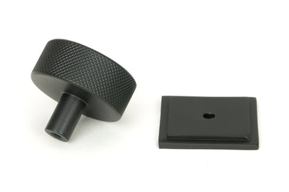BROMPTON CABINET KNOB SQUARE 38x32 MBK - 47087 by MARCHES (ANVIL) ARCHITECTURAL HARDWARE