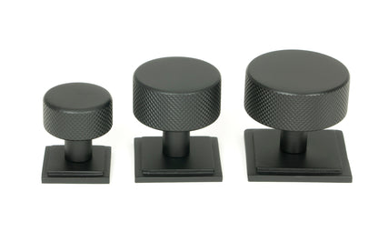 BROMPTON CABINET KNOB SQUARE 38x32 MBK - 47087 by MARCHES (ANVIL) ARCHITECTURAL HARDWARE