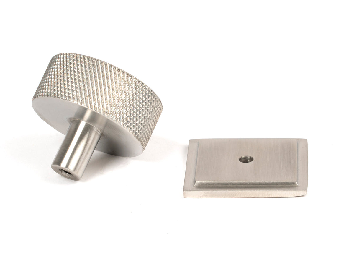 BROMPTON CABINET KNOB SQUARE 38x32 SMA - 47099 by MARCHES (ANVIL) ARCHITECTURAL HARDWARE