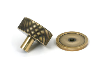 BROMPTON CABINET KNOB PLAIN 38x32 AGBR - 47137 by MARCHES (ANVIL) ARCHITECTURAL HARDWARE