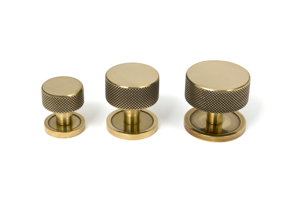 BROMPTON CABINET KNOB PLAIN 38x32 AGBR - 47137 by MARCHES (ANVIL) ARCHITECTURAL HARDWARE