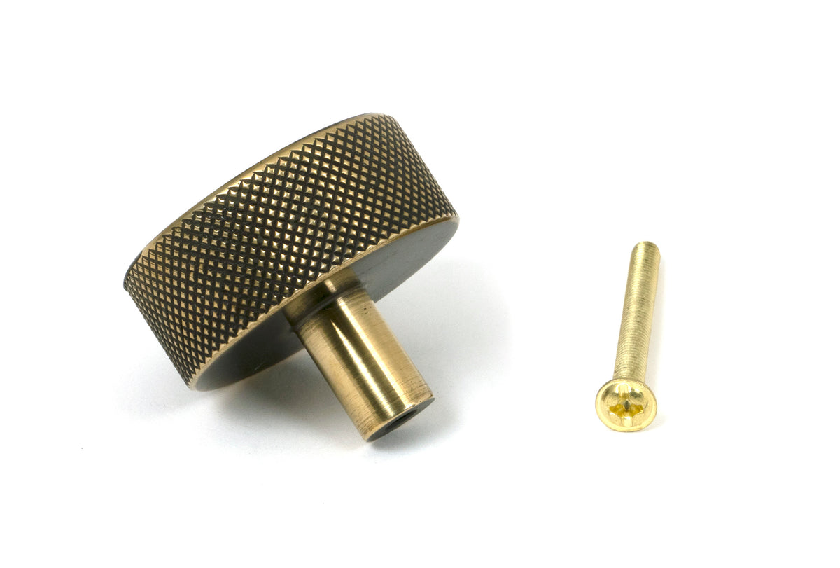 BROMPTON CABINET KNOB NOROSE 38x32 AGBR - 47138 by MARCHES (ANVIL) ARCHITECTURAL HARDWARE