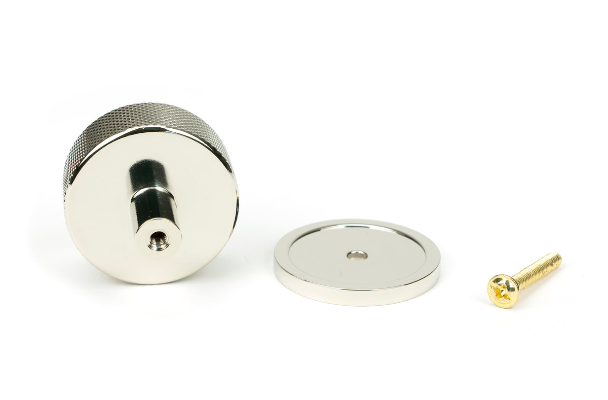 BROMPTON CABINET KNOB PLAIN 38x32 PNP - 47145 by MARCHES (ANVIL) ARCHITECTURAL HARDWARE