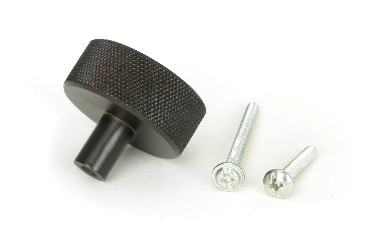 BROMPTON CABINET KNOB NOROSE 38x32 AGBZ - 47150 by MARCHES (ANVIL) ARCHITECTURAL HARDWARE
