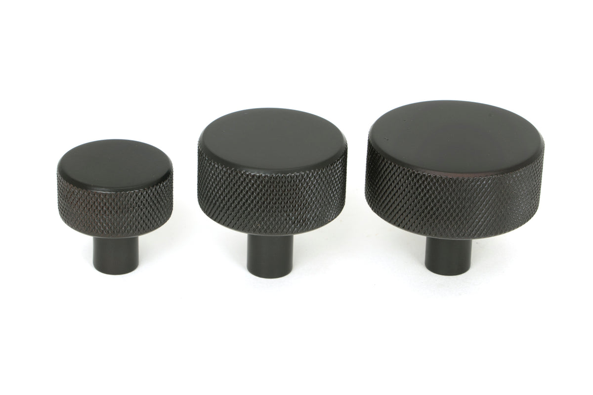 BROMPTON CABINET KNOB NOROSE 38x32 AGBZ - 47150 by MARCHES (ANVIL) ARCHITECTURAL HARDWARE