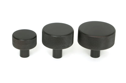 BROMPTON CABINET KNOB NOROSE 38x32 AGBZ - 47150 by MARCHES (ANVIL) ARCHITECTURAL HARDWARE