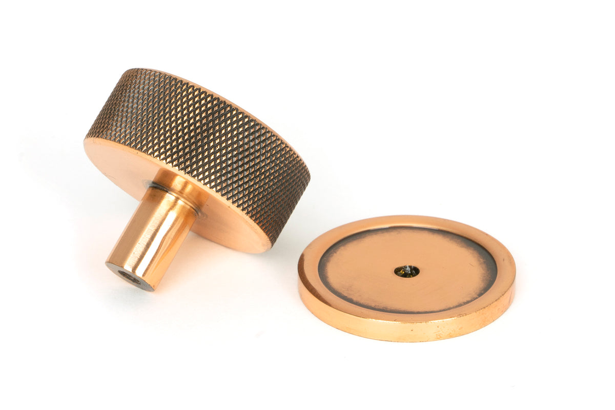 BROMPTON CABINET KNOB PLAIN 38x32 PBZ - 47153 by MARCHES (ANVIL) ARCHITECTURAL HARDWARE