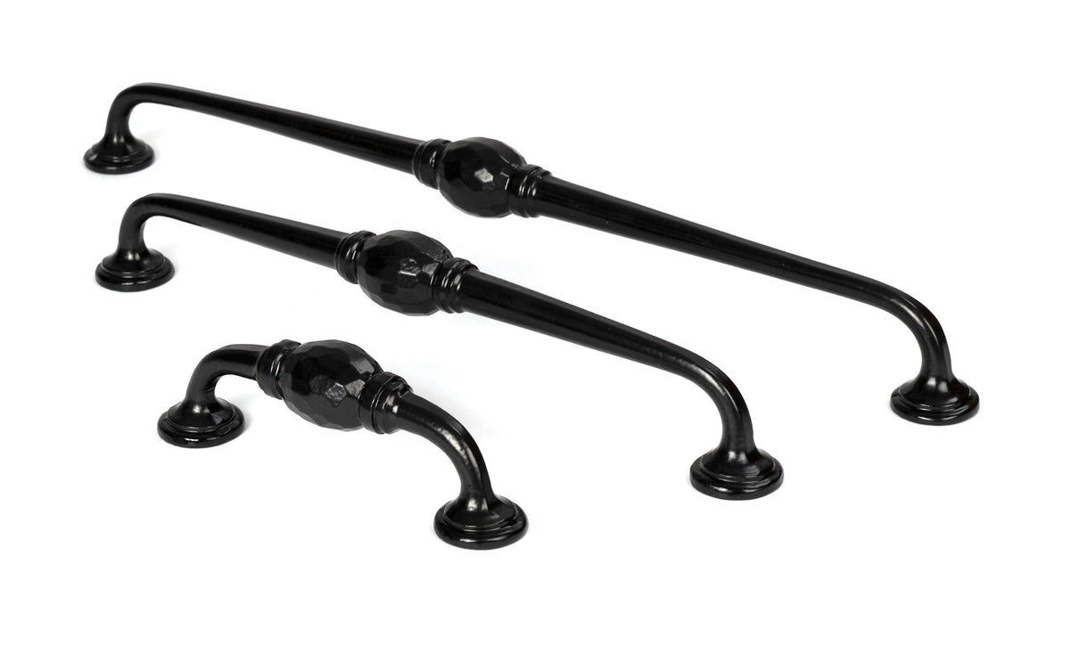 HAMMERED D HANDLE 225HC 25x252x46 BLK - 48357 by MARCHES (ANVIL) ARCHITECTURAL HARDWARE