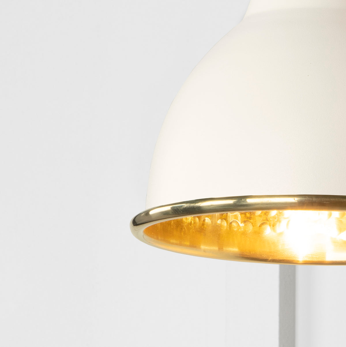 BRINDLEY WALL LIGHT HAMMERED 139x124 BRS/TEASEL - 49719STE by MARCHES (ANVIL) ARCHITECTURAL HARDWARE