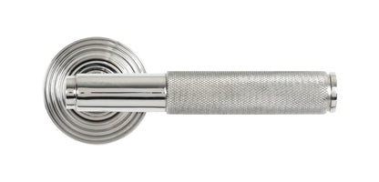 BROMPTON LEVER HANDLE+ROSE SPRUNG BEEHIVE 53x125x70 PMA - 49846 by MARCHES (ANVIL) ARCHITECTURAL HARDWARE