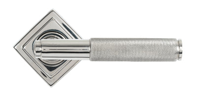 BROMPTON LEVER HANDLE+ROSE SPRUNG SQUARE 53x125x70 PMA - 49847 by MARCHES (ANVIL) ARCHITECTURAL HARDWARE
