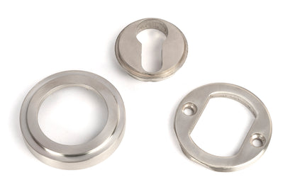 ESCUTCHEON ROUND EURO CNC ART DECO 53x8 SMA - 49873 by MARCHES (ANVIL) ARCHITECTURAL HARDWARE