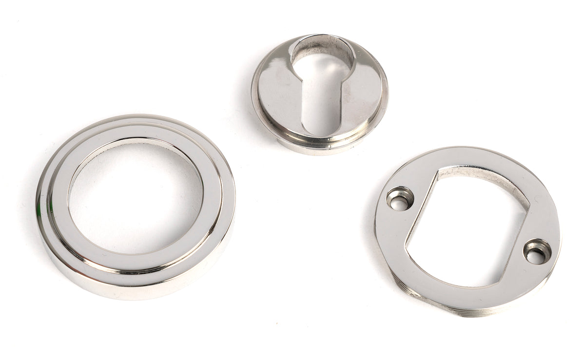 ESCUTCHEON ROUND EURO CNC ART DECO 53x8 PMA - 49877 by MARCHES (ANVIL) ARCHITECTURAL HARDWARE