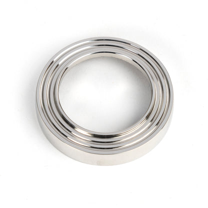 ESCUTCHEON ROUND EURO CNC BEEHIVE 53x8 PMA - 49878 by MARCHES (ANVIL) ARCHITECTURAL HARDWARE