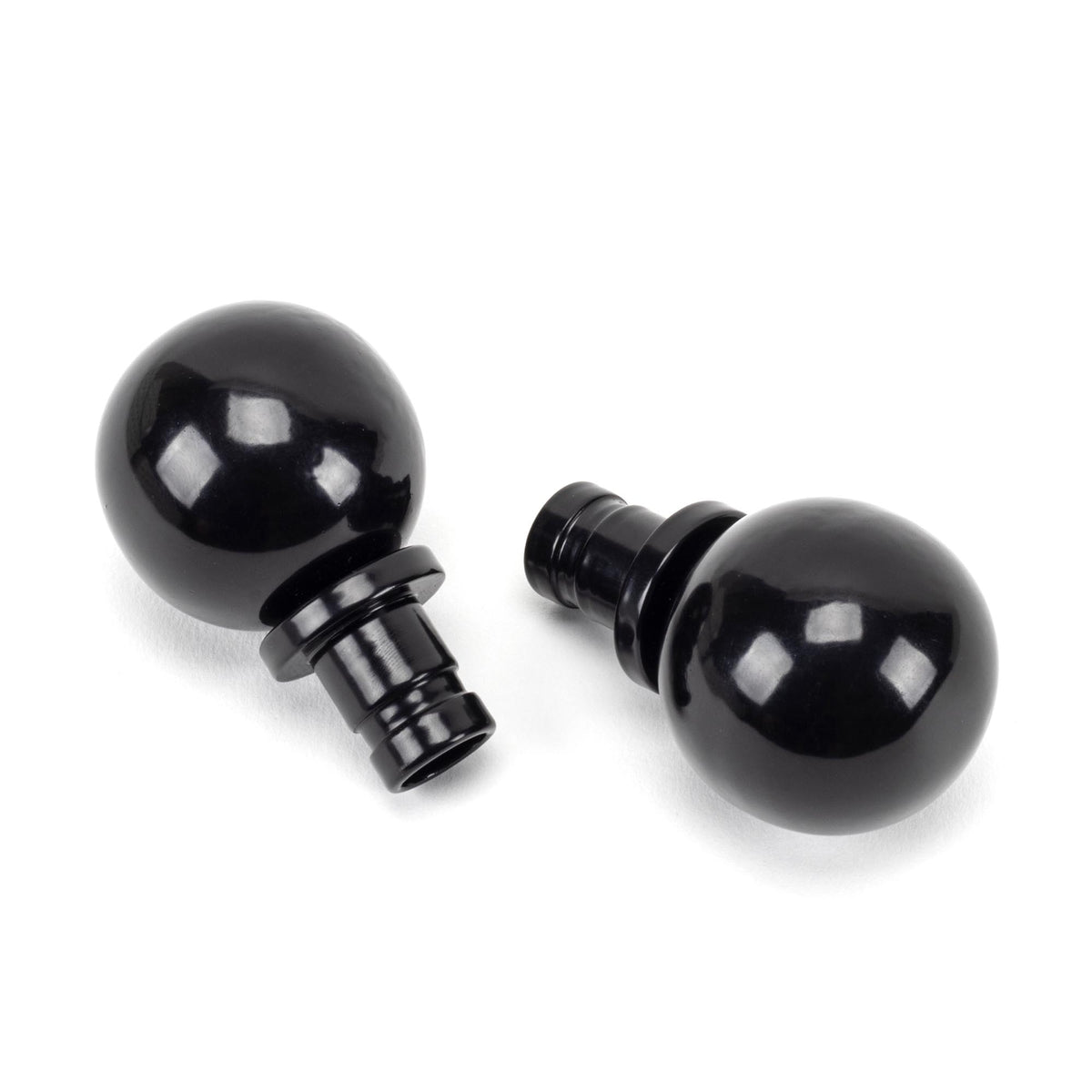 CURTAIN FINIAL BALL PR 42x45 BLK - 49899 by MARCHES (ANVIL) ARCHITECTURAL HARDWARE