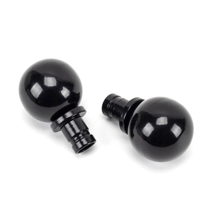 CURTAIN FINIAL BALL PR 42x45 BLK - 49899 by MARCHES (ANVIL) ARCHITECTURAL HARDWARE