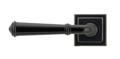 REGENCY LEVER HANDLE+ROSE SQUARE 131x53x67 BLK - 49972 by MARCHES (ANVIL) ARCHITECTURAL HARDWARE