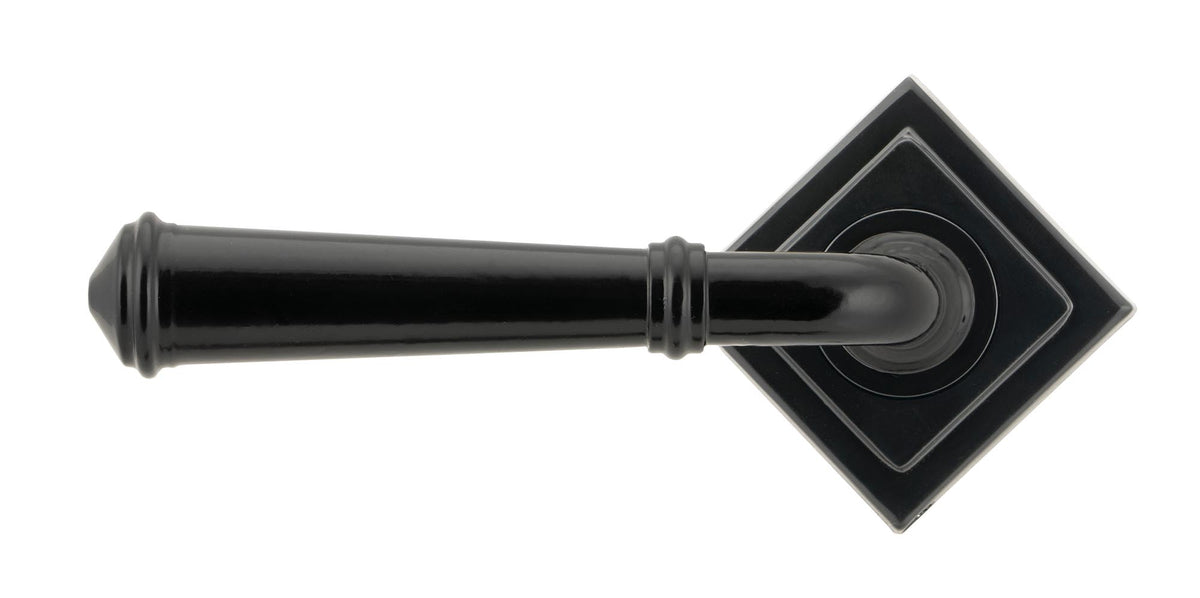 REGENCY LEVER HANDLE+ROSE SQUARE 131x53x67 BLK - 49972 by MARCHES (ANVIL) ARCHITECTURAL HARDWARE