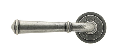 REGENCY LEVER HANDLE+ROSE ART DECO 131x53x67 PEW - 49978 by MARCHES (ANVIL) ARCHITECTURAL HARDWARE