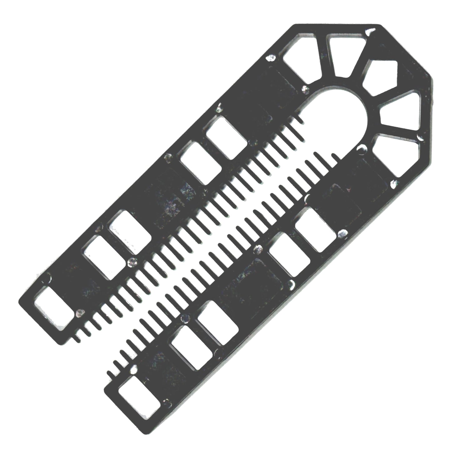 U-Shaped Shim Packers 101x43x6mm Black – Pack of 500