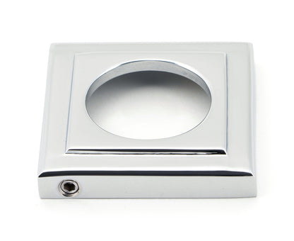 NEWBURY LEVER HANDLE+ROSE UNSPRUNG SQUARE 126x53x64 PCP - 50024 by MARCHES (ANVIL) ARCHITECTURAL HARDWARE
