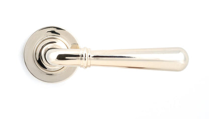 NEWBURY LEVER HANDLE+ROSE UNSPRUNG PLAIN 126x53x64 PNP - 50025 by MARCHES (ANVIL) ARCHITECTURAL HARDWARE