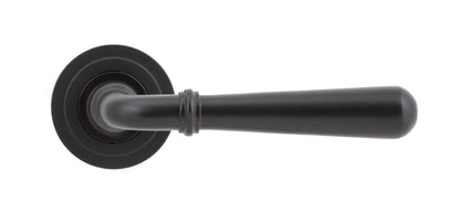 NEWBURY LEVER HANDLE+ROSE UNSPRUNG ART DECO 126x53x64 AGBZ - 50030 by MARCHES (ANVIL) ARCHITECTURAL HARDWARE
