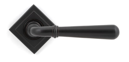 NEWBURY LEVER HANDLE+ROSE UNSPRUNG SQUARE 126x53x64 AGBZ - 50032 by MARCHES (ANVIL) ARCHITECTURAL HARDWARE