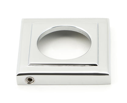 HAMMERED NEWBURY LEVER HANDLE+ROSE UNSPRUNG SQUARE 126x53x64 PCP - 50044 by MARCHES (ANVIL) ARCHITECTURAL HARDWARE