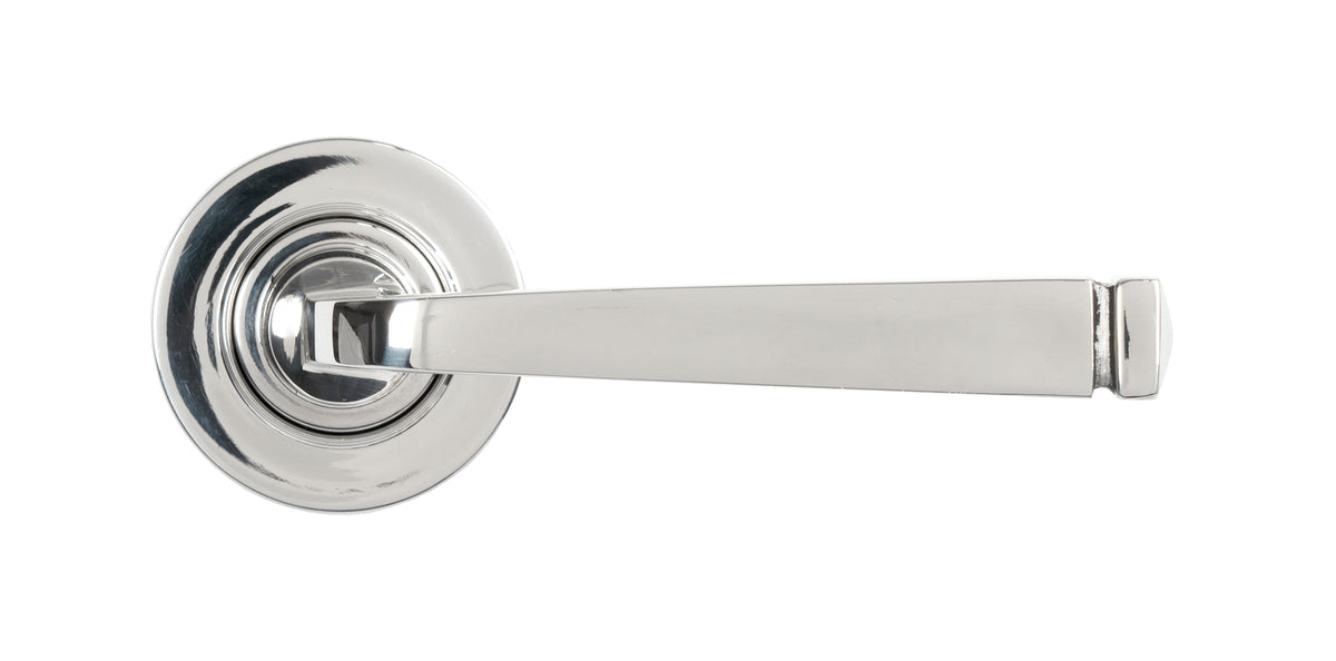 AVON LEVER HANDLE+ROSE UNSPRUNG PLAIN 53x118x63 PMA - 50077 by MARCHES (ANVIL) ARCHITECTURAL HARDWARE